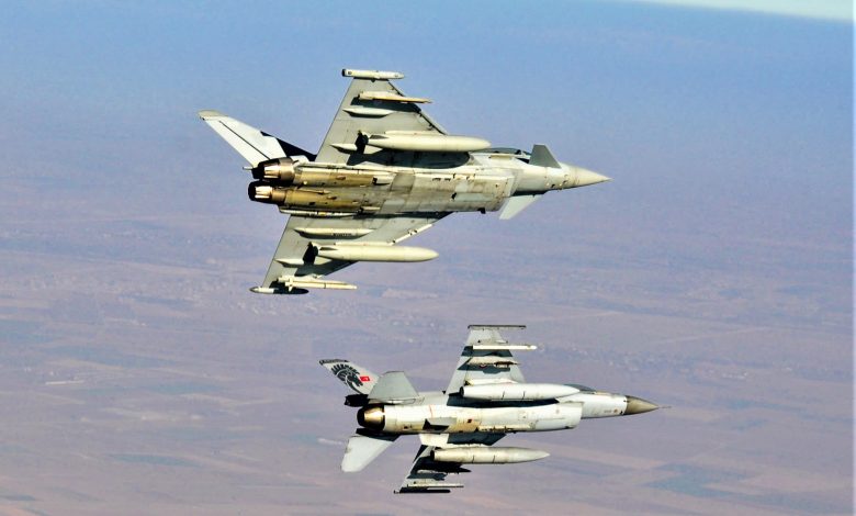  Εκπαίδευση τουρκικών F-16 από βρετανικά Typhoon στην αντιμετώπιση του Meteor